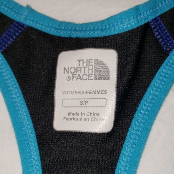 The North Face Racerback Vaporwick Blue Tank Top S - Picture 3 of 6